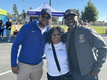 Picture of the Councilmember at Brotherhood Crusade Turkey Run